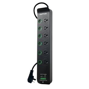 Jackson Raptor 6 Outlet 30W PD Surge Protected Power Board