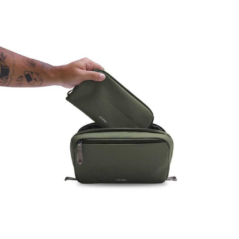 Orbitkey 2-in-1 Tech Pouch - Olive, , hi-res