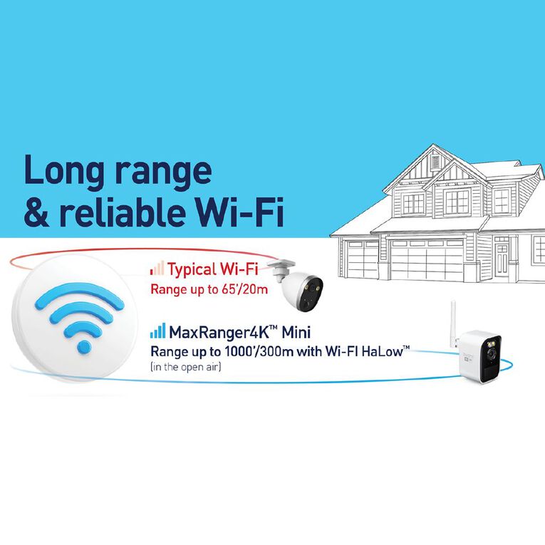 Swann MaxRanger4K Mini Wireless Security System / Base Station / 32GB / 2x MINICAM 4K IP Cameras, , hi-res
