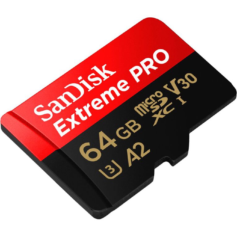 Sandisk Extreme Pro 64GB MicroSD Card, , hi-res