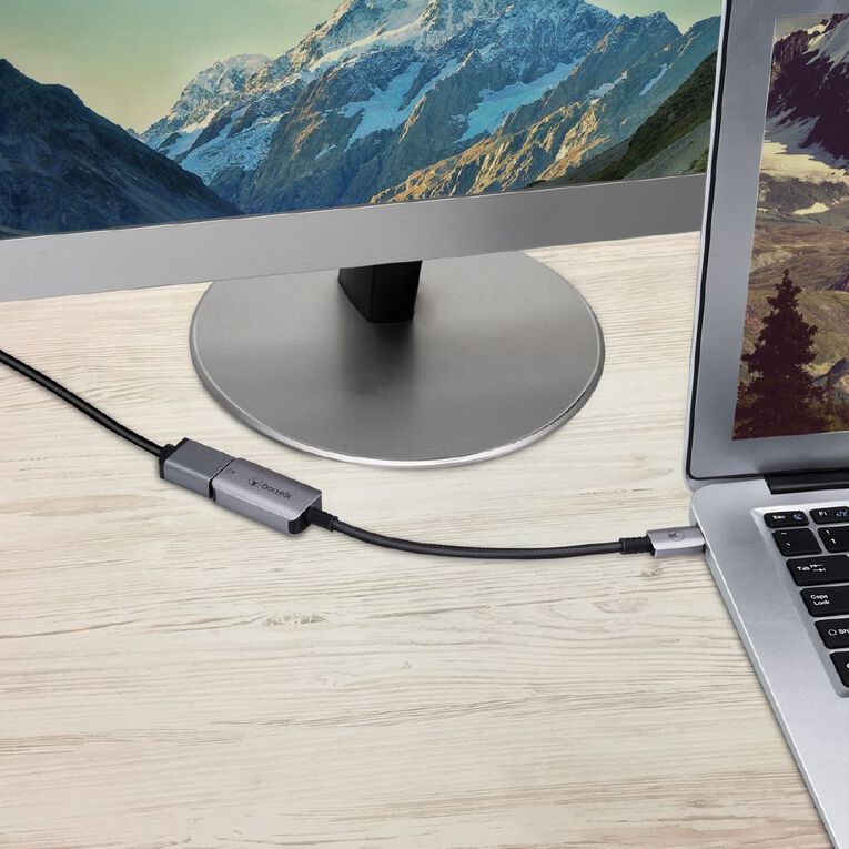 BONELK Long-Life USB-C to 4K HDMI Adapter - 15cm (Space Grey), , hi-res