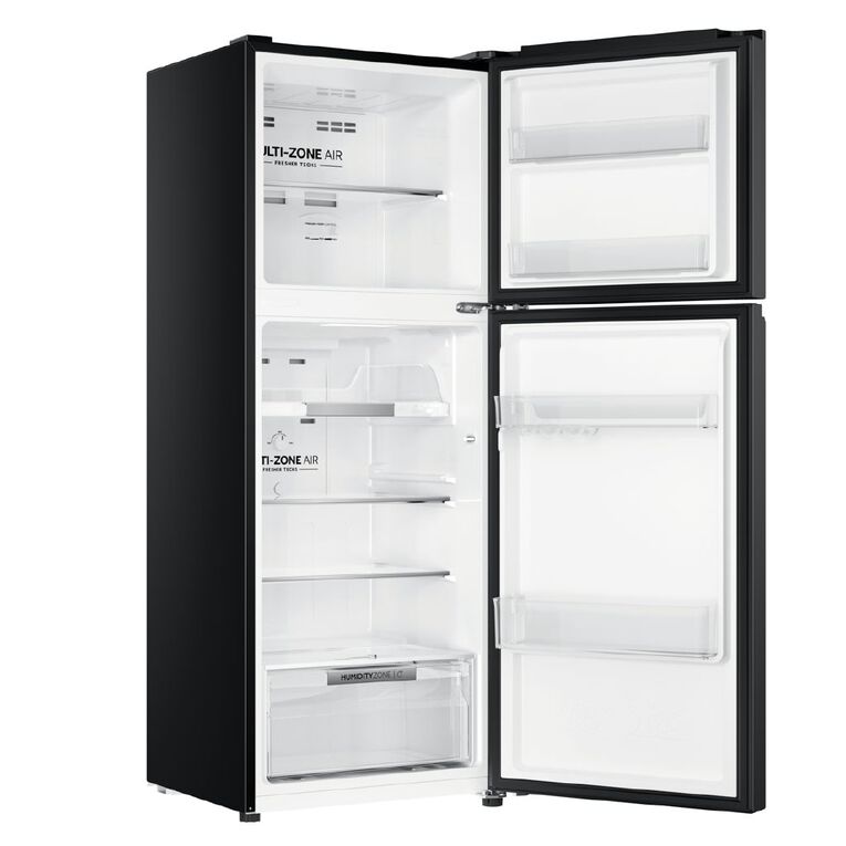 Haier 208L 300 Series Top Mount Fridge Freezer - Black, , hi-res