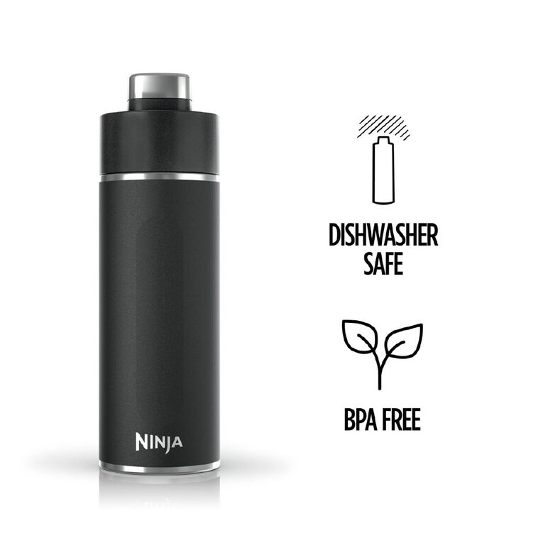 Ninja Thirsti 700ml Travel Bottle - Onyx Black, , hi-res