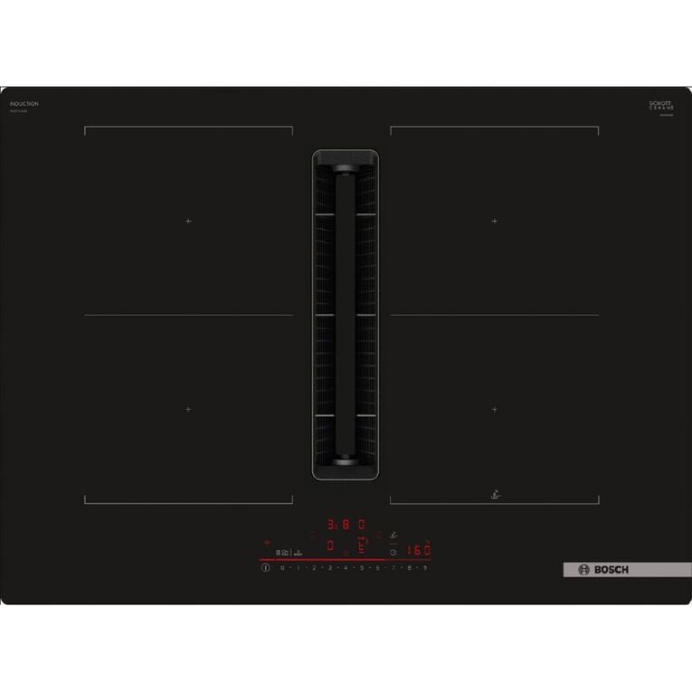 Bosch 70cm Induction Cooktop with Downdraft Ventilation - Series 6, , hi-res