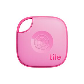 Tile Mate Bluetooth Tracker 1 Pack - (Light Pink/Hot Pink)