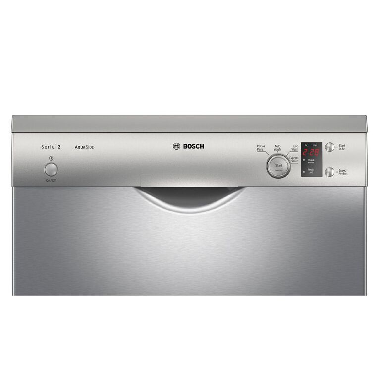 Bosch 60cm Series 2 Freestanding Dishwasher - Brushed Steel, , hi-res