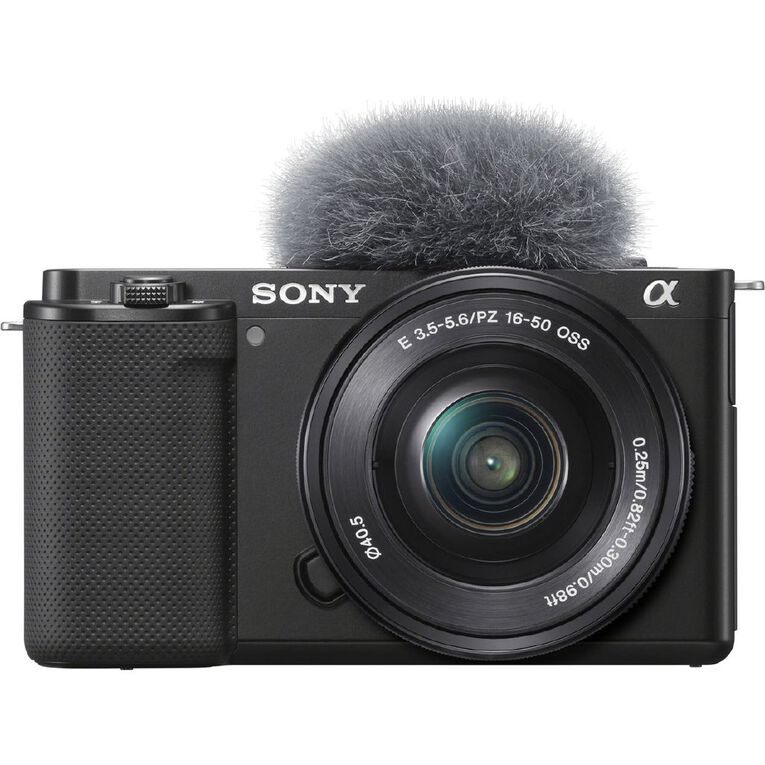 Sony ZV-E10 Mirrorless Camera with 16-50mm Kit - Black, , hi-res