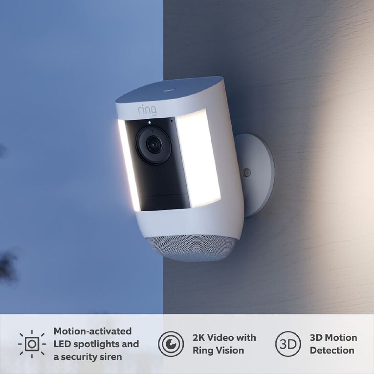 Ring Spotlight Cam Pro 2K Battery - White, , hi-res