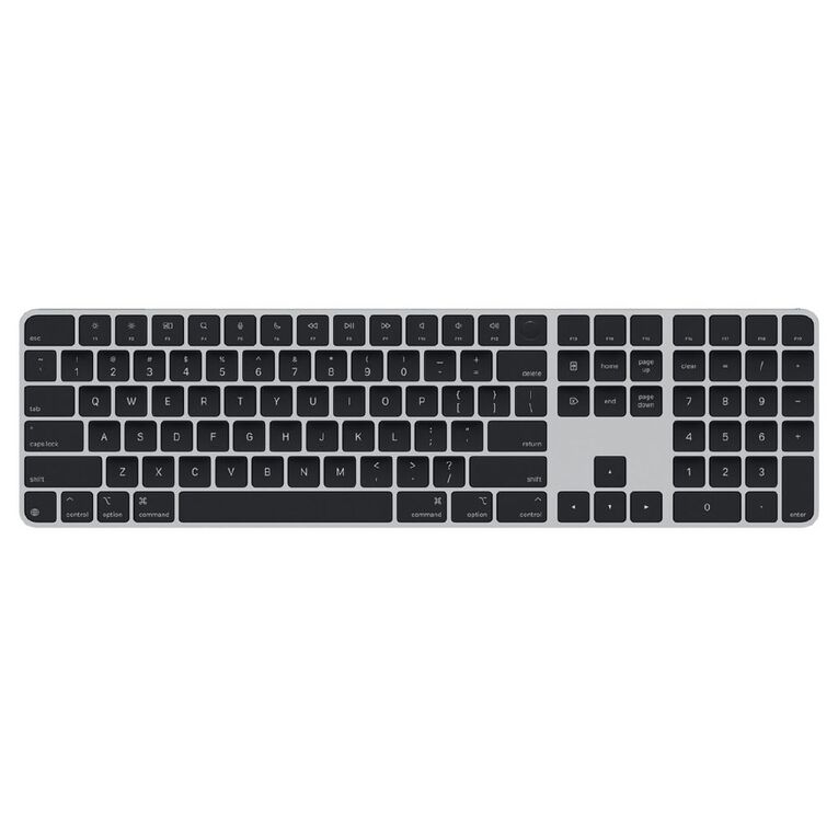 Magic Keyboard with Touch ID and Numeric Keypad for Mac models with Apple silicon - US English - Black Keys, , hi-res
