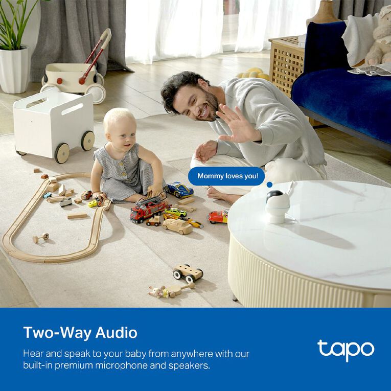 TP-Link Tapo C840 Pan & Tilt AI Smart Baby Monitor, , hi-res