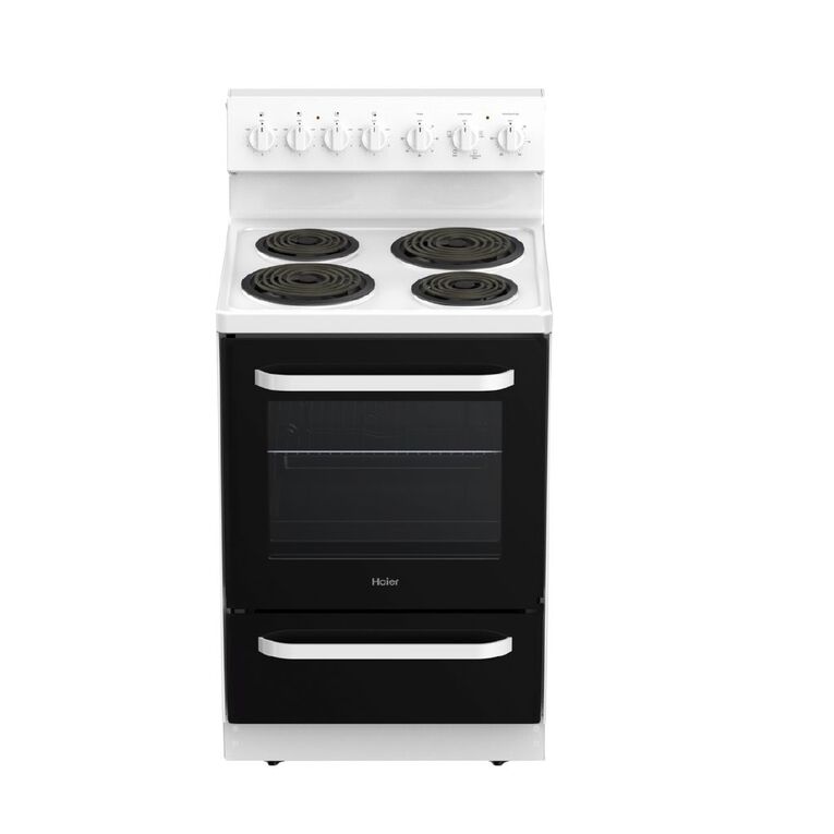 Haier 60cm Freestanding Oven with Coil Cooktop, , hi-res