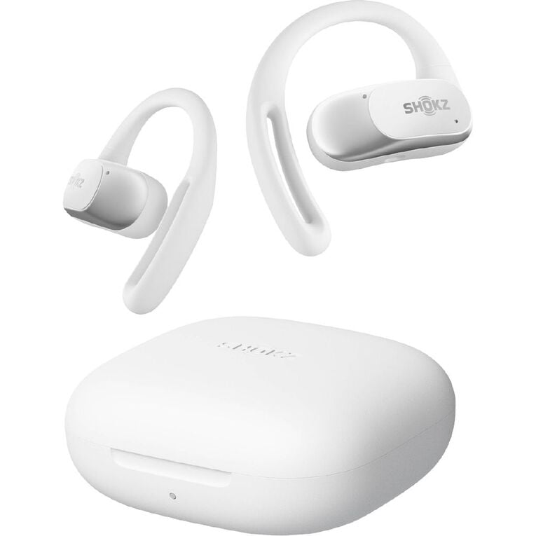 Shokz OpenFit Air True Wireless Open Ear Headphones - White, , hi-res