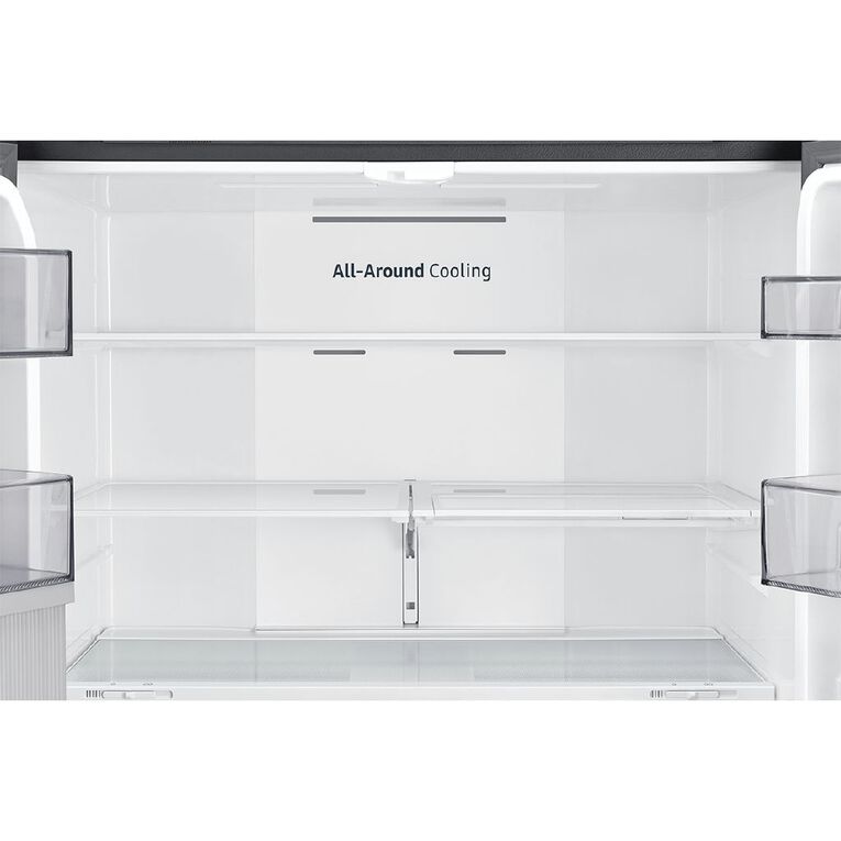 Samsung 648L French Door Fridge Freezer with Beverage Showcase SRF7500BB - Black, , hi-res