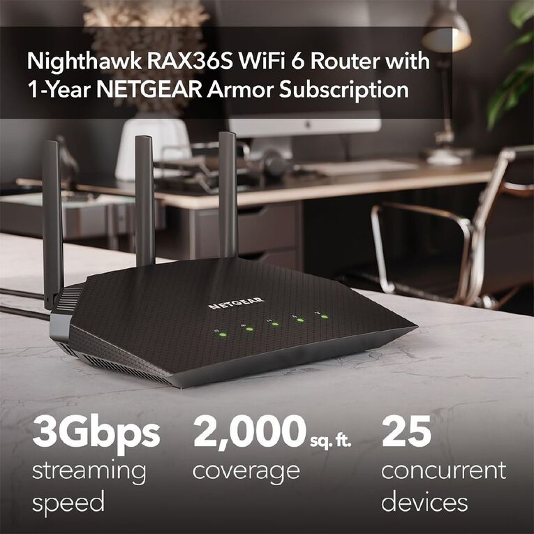 Netgear Nighthawk AX3000 AX4 4-Stream Wifi 6 Router, , hi-res