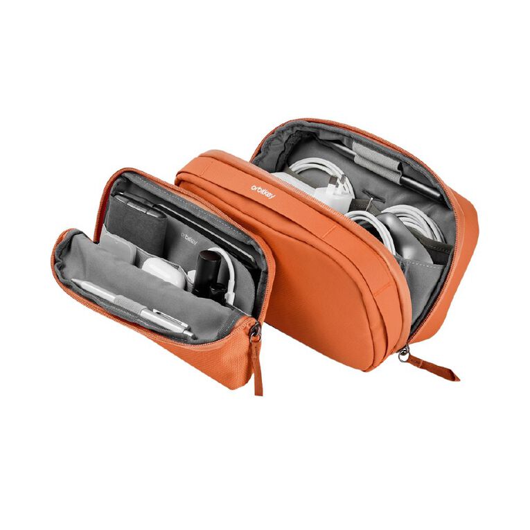 Orbitkey 2-in-1 Tech Pouch - Terracotta, , hi-res