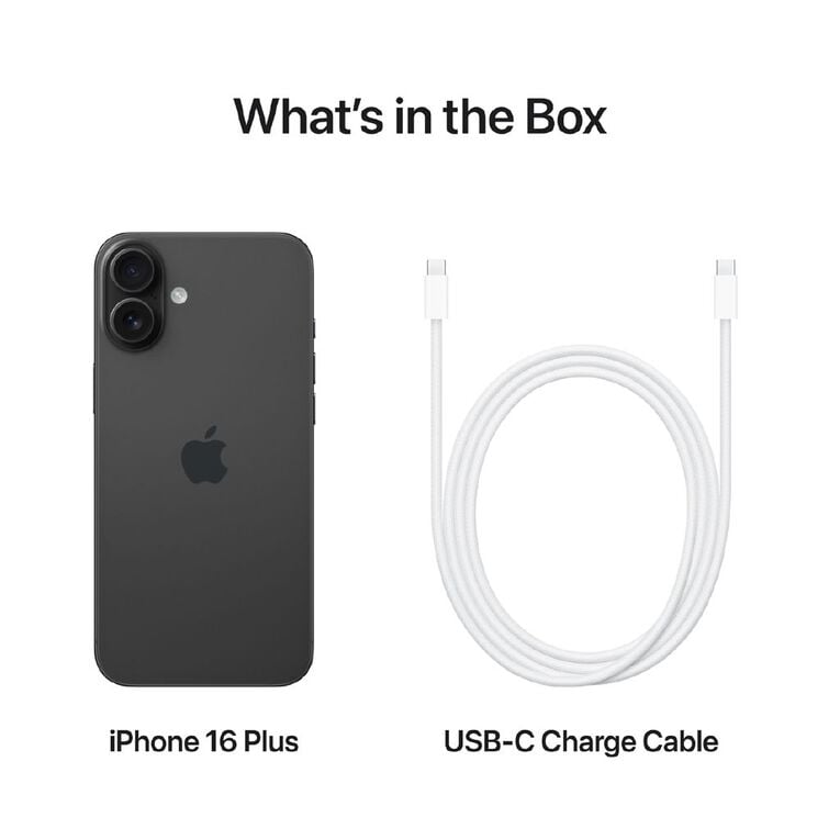 Apple iPhone 16 Plus 128GB Black, , hi-res