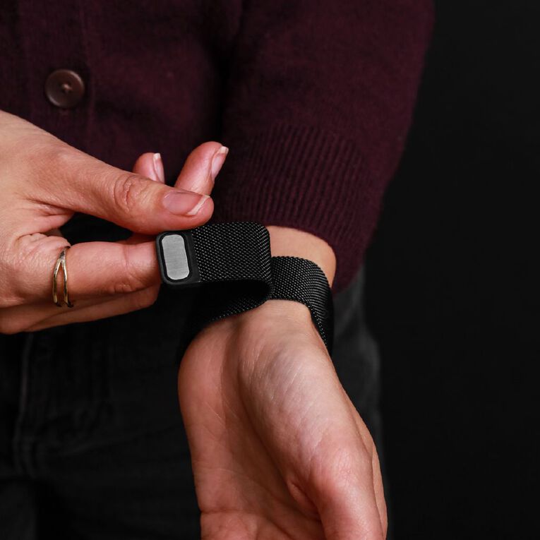 Vonmahlen Milanese Loop 2 for Apple Watch (40-42mm) - Black, , hi-res