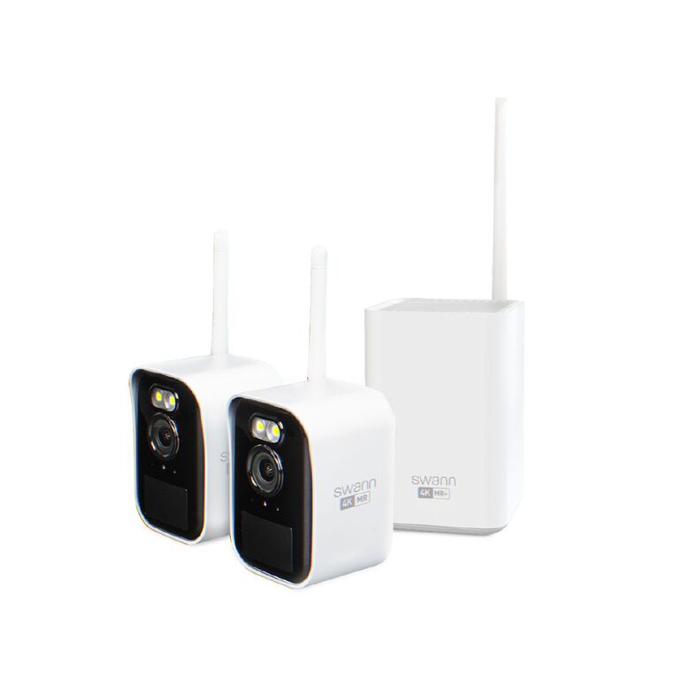 Swann MaxRanger4K Mini Wireless Security System / Base Station / 32GB / 2x MINICAM 4K IP Cameras, , hi-res