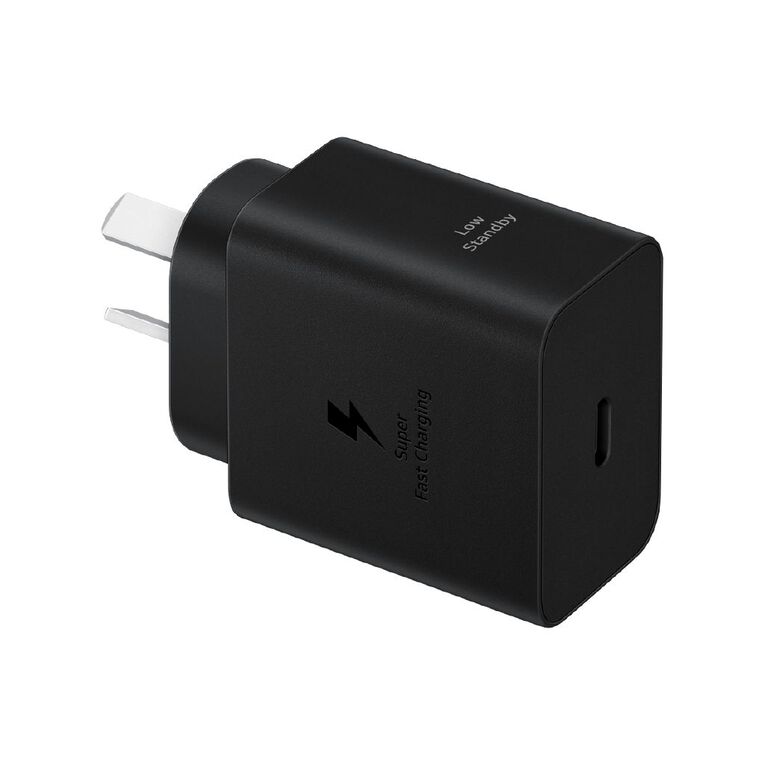 Samsung 45W Charger with Cable - Black, , hi-res