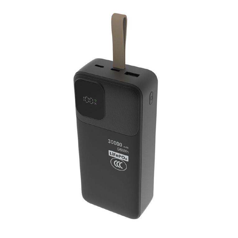 Laser 30K CCC LFP Powerbank - Black, , hi-res