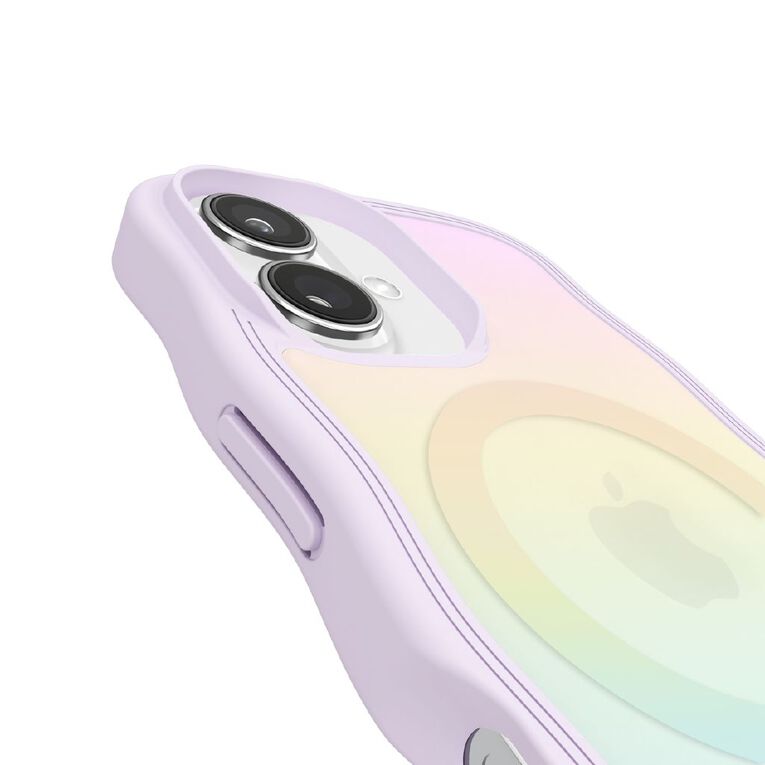 Kate Spade Wavy MagSafe Case for iPhone 16 - Opal Iridescent, , hi-res