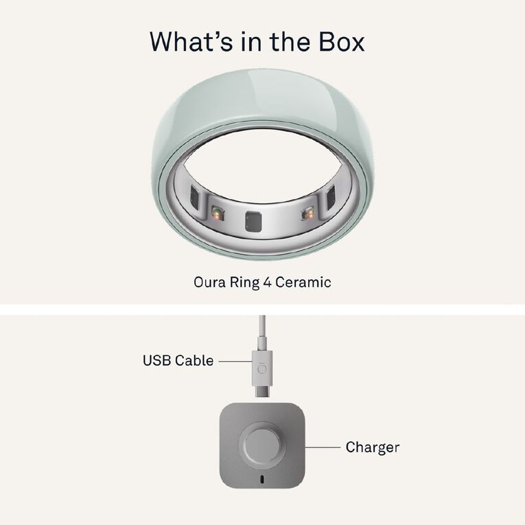 Oura Ring 4 Ceramic Tide - Size 11, , hi-res