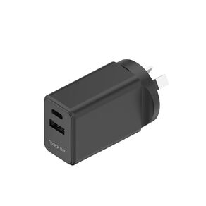 Mophie Essentials 30W USB-C & USB-A Wall Charger - Black
