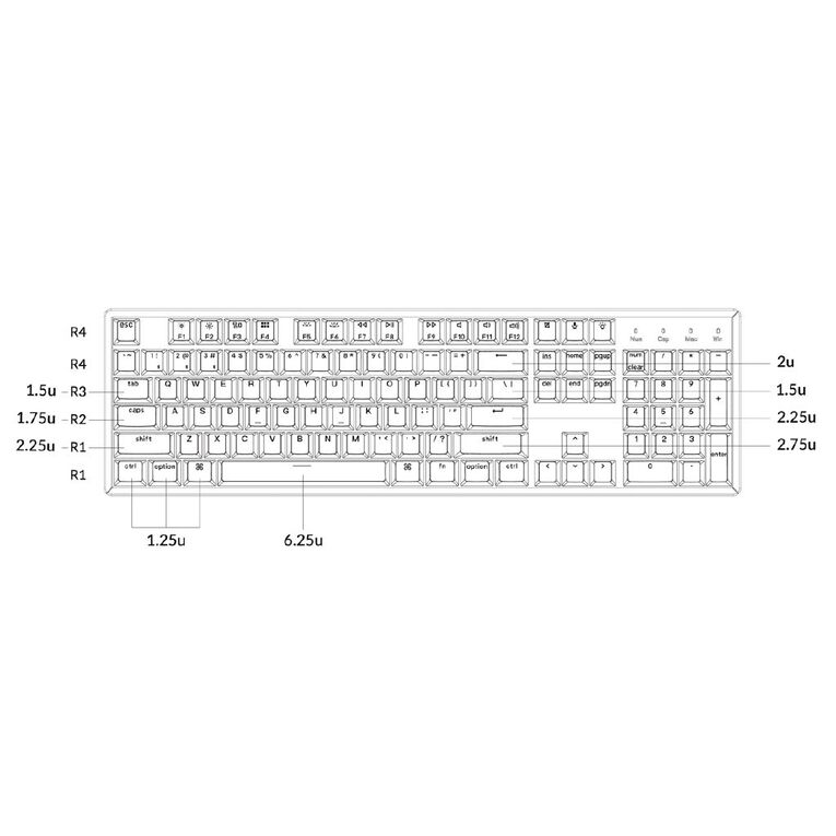 Keychron K10 QMK Wireless Mechanical Keyboard (Version 2), RGB Backlight Aluminum Frame (Hot-Swappable) - Banana Super Switch, , hi-res