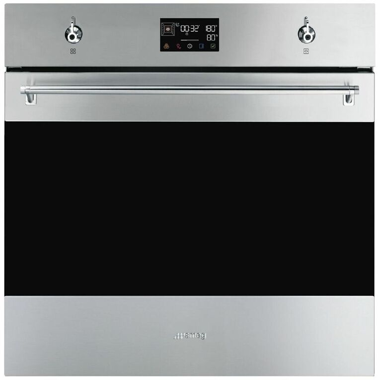 Smeg 60cm Pyro Steam Oven Classic - Stainless Steel, , hi-res