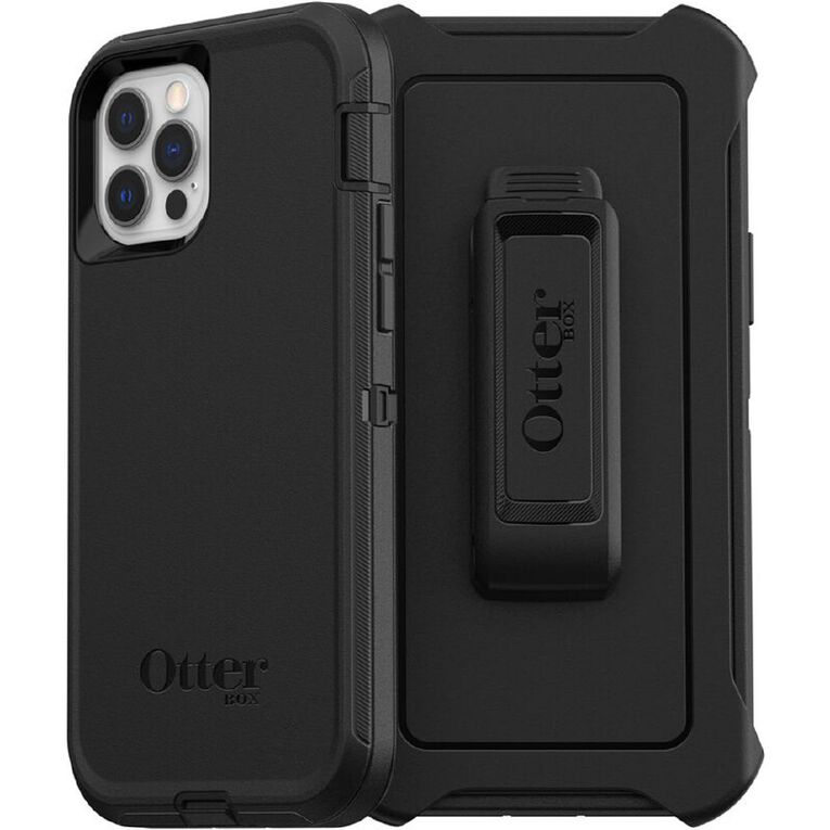 OtterBox Defender Case for iPhone 12/12 Pro - Black, , hi-res