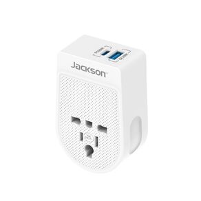 Jackson Rapid Charge USB-C & USB-A Inbound Travel Adaptor for USA & UK