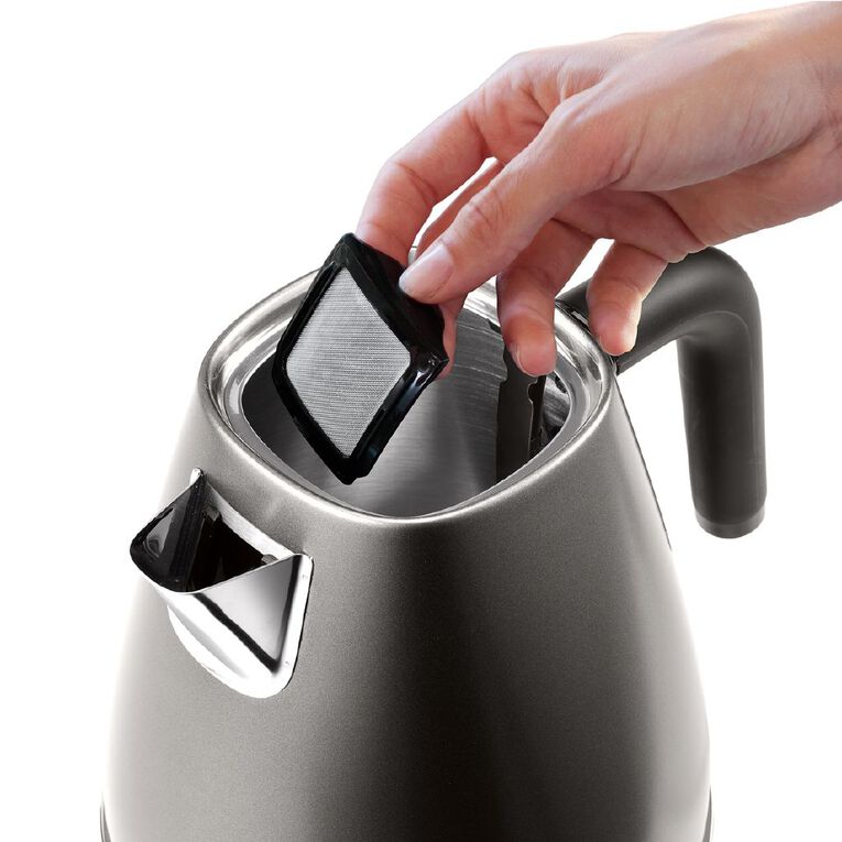 Delonghi Distinta Titanium 1.7L Kettle Noel Leeming
