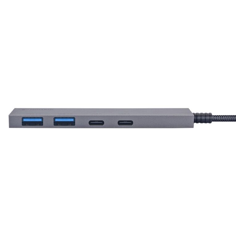 Bonelk Long-Life USB-C to USB-C/USB-A 4 Port Hub - Space Grey, , hi-res