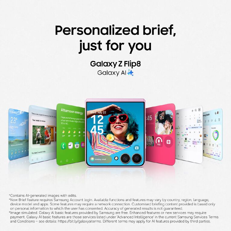 Samsung Galaxy Z Flip8 256GB Pink, , hi-res