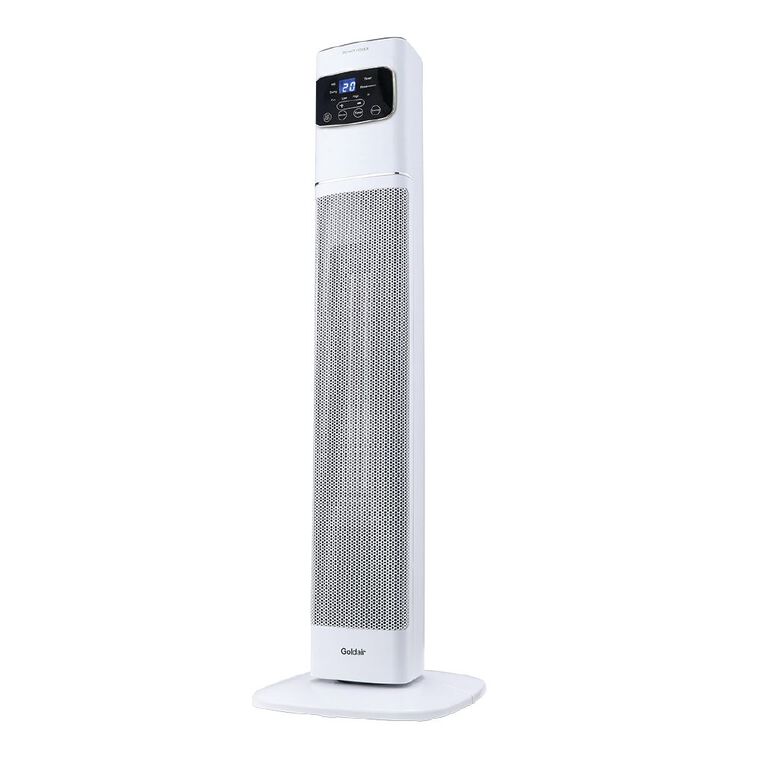 Goldair 2400W Ceramic Tower Heater with WiFi/Smart Home, , hi-res