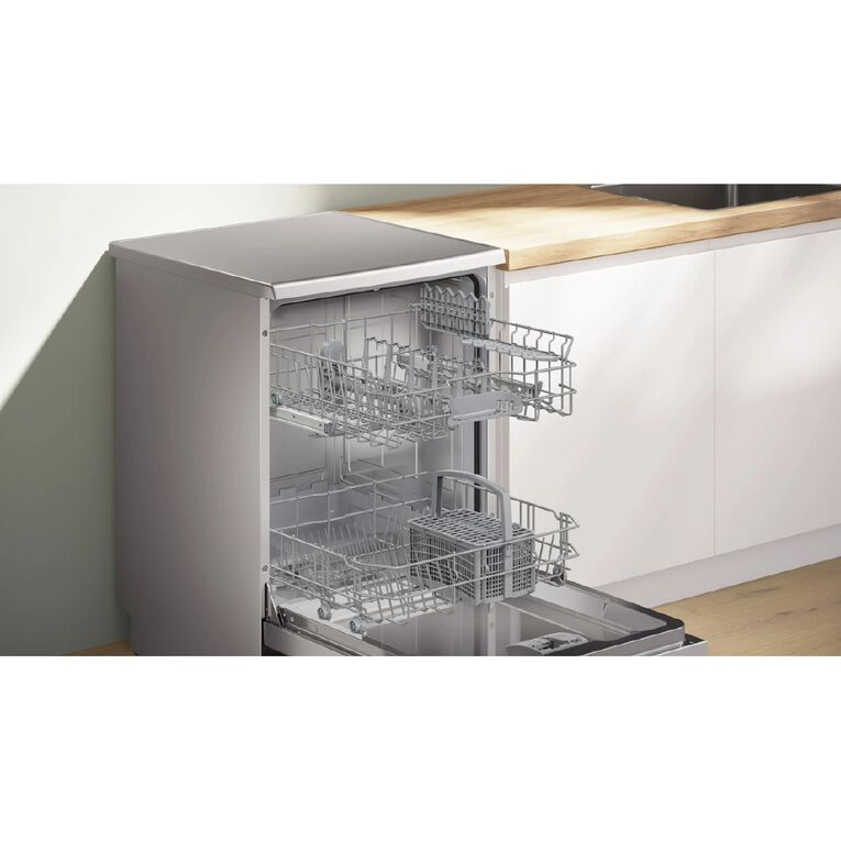 Bosch 60cm Series 2 Freestanding Dishwasher - Brushed Steel, , hi-res