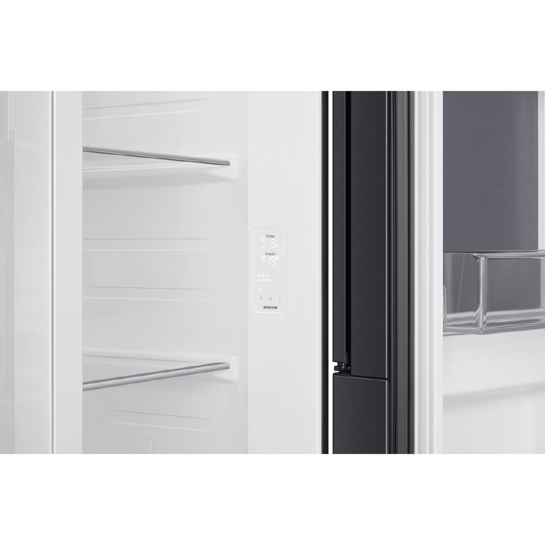 Samsung 627L Side By Side Food Showcase Fridge Freezer - Dark Stainless (SRS6250S), , hi-res