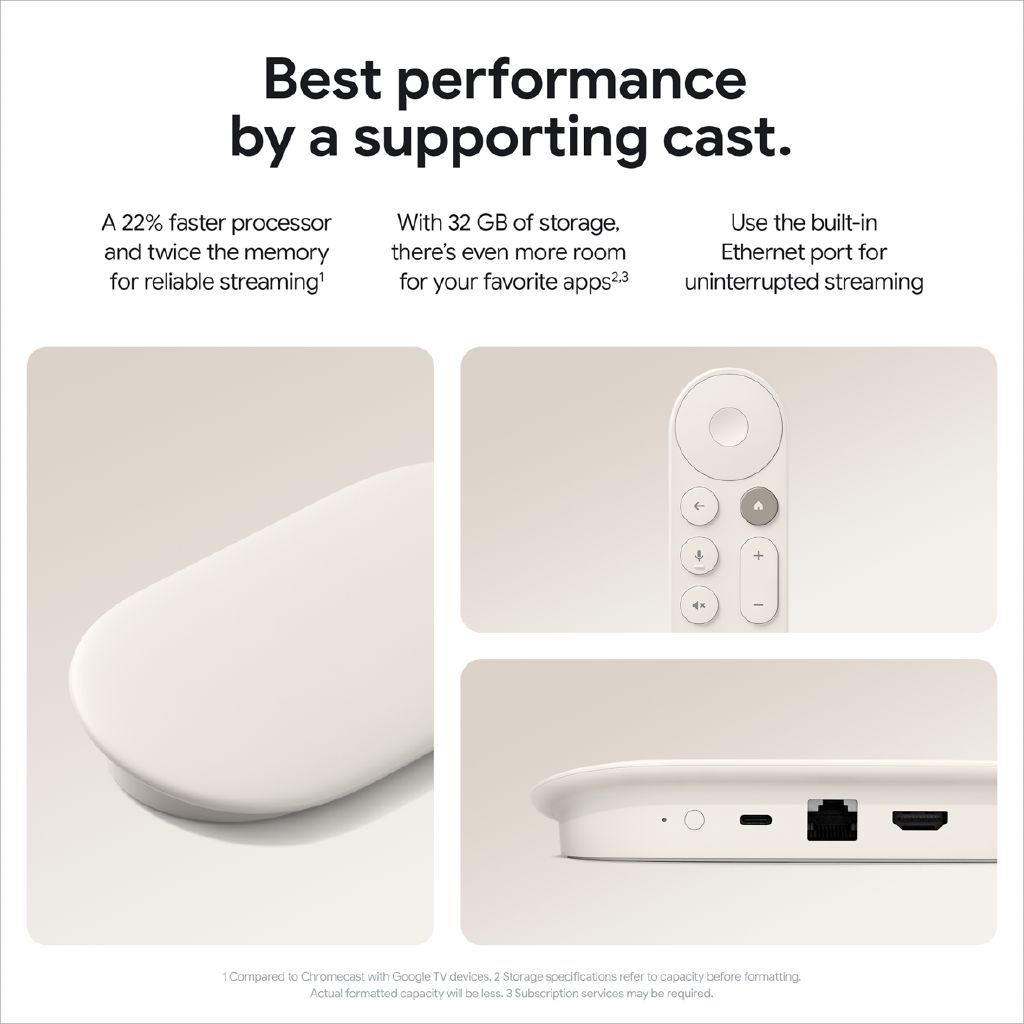 Google TV Streamer 4K - White - Noel Leeming