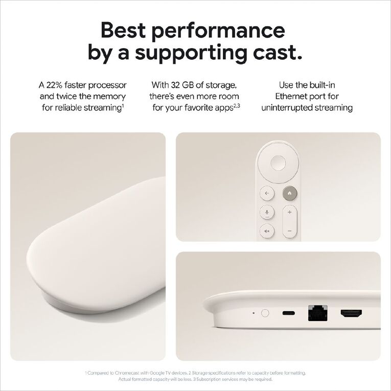 Google TV Streamer 4K - White, , hi-res