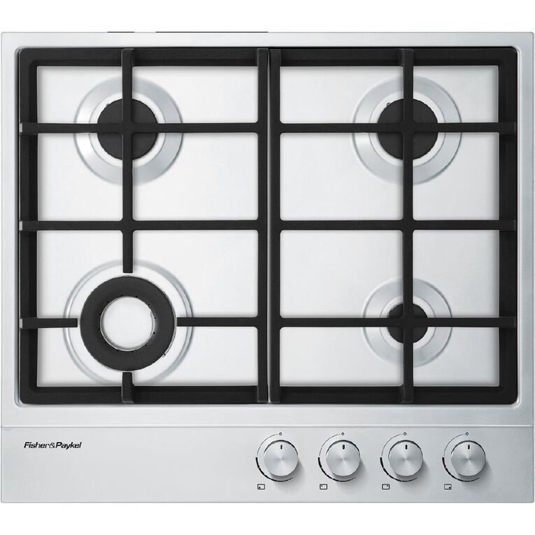 Fisher & Paykel 60cm 4-Burner Gas Cooktop - Stainless Steel, , hi-res