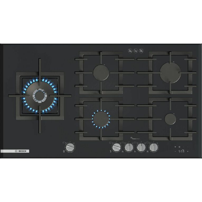Bosch 90cm Tempered Glass Gas Cooktop - Series 8, , hi-res