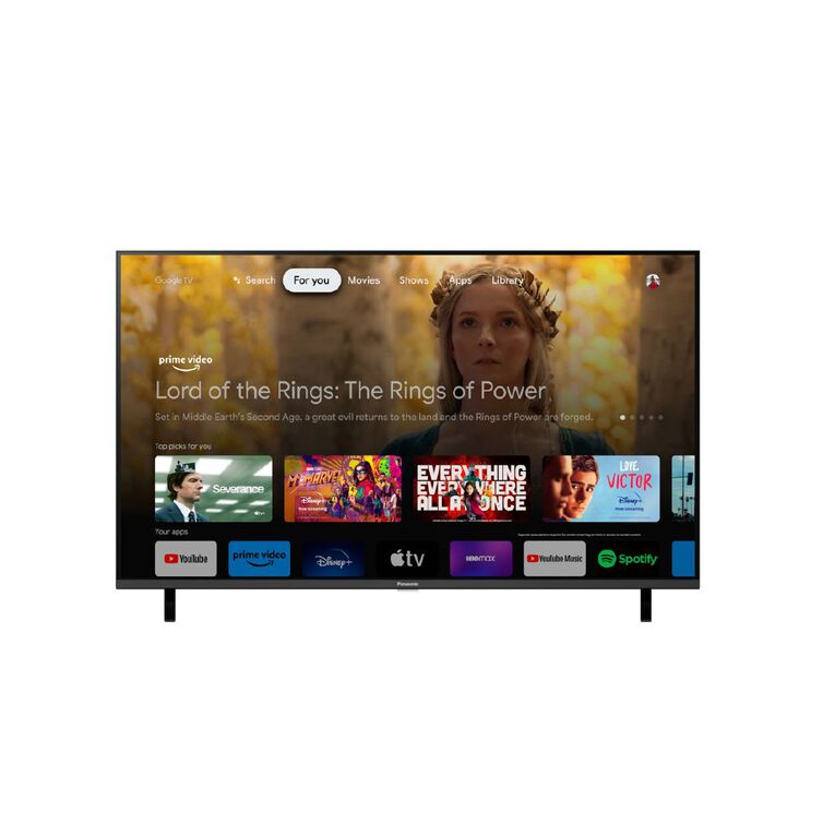 Panasonic 43 inch 4K LED TV with Google TV and Chromecast 2024, , hi-res