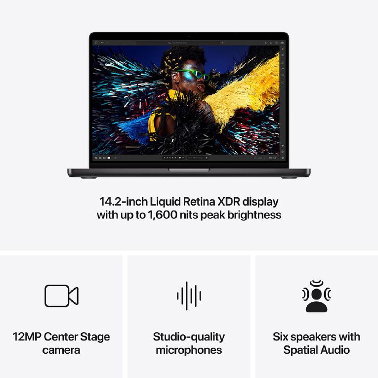 Apple MacBook Pro 14-inch (M4) 16GB/1TB SSD 10 Core CPU 10 Core GPU  - Space Black, , hi-res