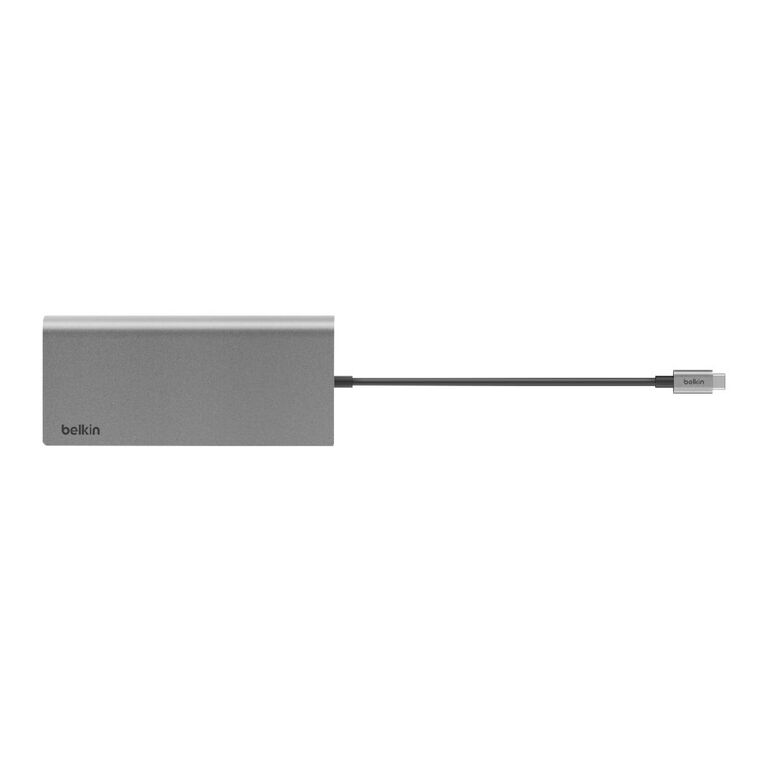 Belkin Connect USB-C 8-in-1 Dual Display Core Hub - Space Grey, , hi-res