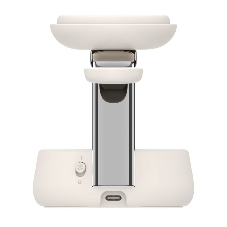 Belkin UltraCharge Pro 3-in-1 Magnetic Charging Dock with Qi2 25W - Sand, , hi-res