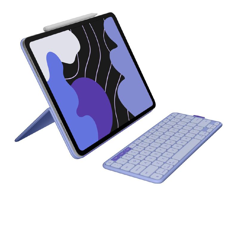 Logitech Flip Folio for iPad Pro 13" (M5 & M4), iPad Air 13" (M4, M3, & M2) - Lilac, , hi-res