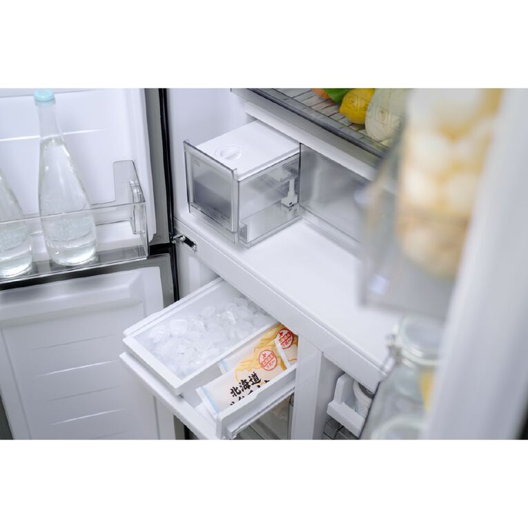 Panasonic 482L Flush Fit Quad Door Fridge Freezer - Black, , hi-res