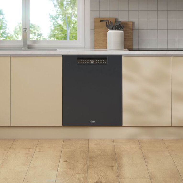 Haier 60cm 600 Series Built-in Dishwasher - Black, , hi-res