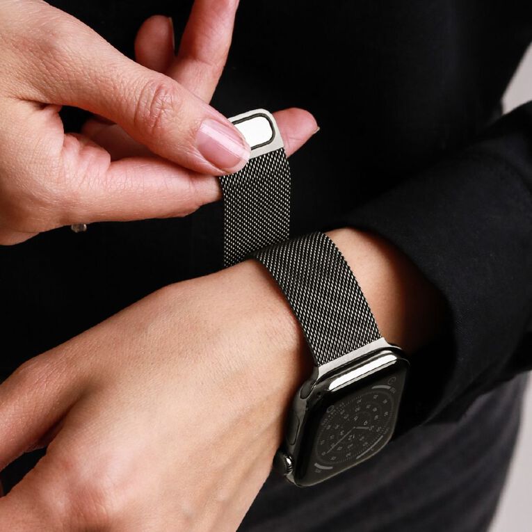 Vonmahlen Milanese Loop 2 for Apple Watch (44-46mm / Ultra) - Granite Gray, , hi-res
