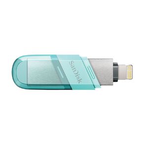 Sandisk iXpand 128GB Flash Drive Flip SDIX90N Mint Green